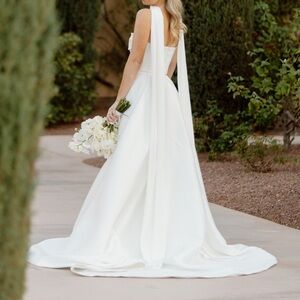 Elegant White Bridal Wrap